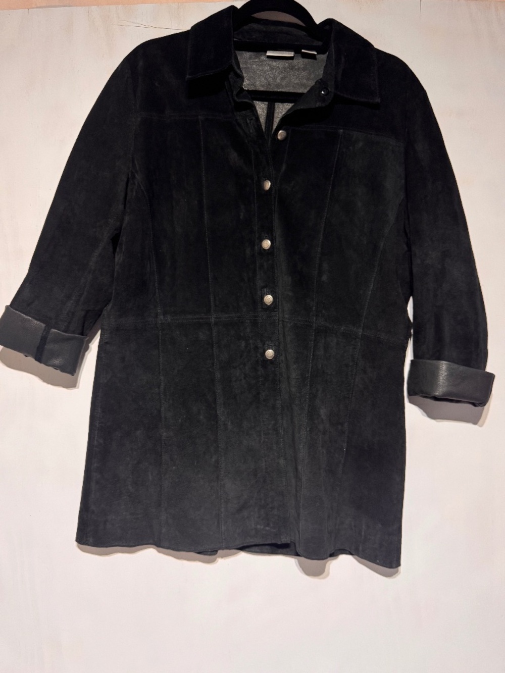 Chico Suede 100% Leather Trench Jacket
